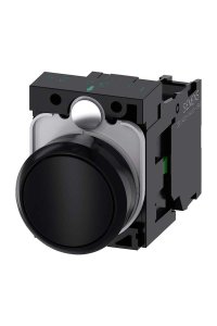 Siemens 3SU1100-0AB10-1BA0 Plastik Siyah Buton