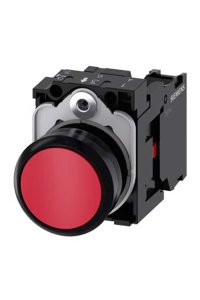 Siemens 3SU1100-0AB20-1CA0 1NC Komple Plastik Kırmızı Buton