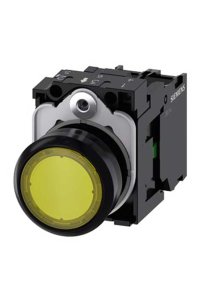 Siemens 3SU1102-0AB30-1BA0 Işıklı Plastik Sarı Ledli Buton