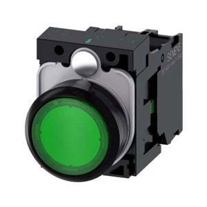 Siemens 3SU1106-0AB40-1BA0 Yeşil Ledli Işıklı Buton