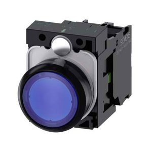Siemens 3SU1106-0AB50-1BA0 Mavi Ledli Işıklı Buton