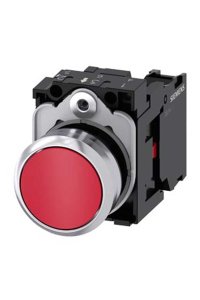 Siemens 3SU1150-0AB20-1CA0 1NC Komple Metal Kırmızı Buton