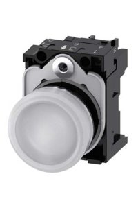 Siemens 3SU1152-6AA60-1AA0 24 AC/DC Led Yeşil Sinyal Lambası