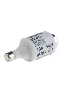Siemens 5SB251 10A DII 500V Porselen Sigota Buşonu