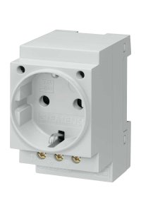 Siemens 5TE6800 230V 16A Raya Montaj Topraklı Priz