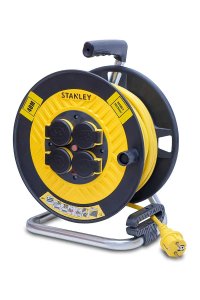 Stanley ST-P-4025 IP44 3G2,5 H05VV-F 40m SCHUKO Plastik Kablo Makarası