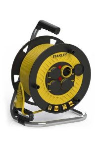 Stanley ST-P-5015 IP44 3G1,5 H05VV-F 50m SCHUKO Plastik Kablo Makarası