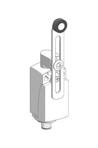 Telemecanique Sensors XCKP2145M12 Manivela Limit Switch