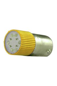Tork BA9SC-110-S 110V AC/DC Sarı Buton Led Ampul
