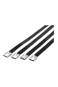 Tork TKBCP-370S 4.6x370mm Polyester Kaplı Çelik Kablo Bağı