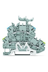 Wago 2000-2227 50 Adet Sarı 2 Katlı 2 İletkenli Ray Klemens