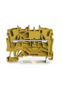 Wago 2002-1206 100 Adet 4mm2 Sarı 2 İletkenli Ray Klemens