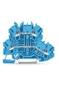 Wago 2002-2204 50 Adet 2.5-4mm2 N/N 2 Katlı Ray Klemens