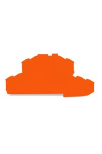 Wago 2002-2492 25 Adet 2.5-4mm2 Turuncu Sonlandırma Plakası