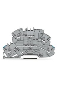 Wago 2002-2662 50 Adet 2.5-4mm2 Gri Üst Taşıyıcı Klemens