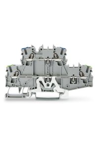 Wago 2002-2717 50 Adet 2.5-4mm2 Gri Topraklamalı Ray Klemens