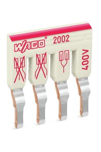 Wago 2002-474 25 Adet Tarak Tipi Yalıtımlı 4 Sıralı Köprü