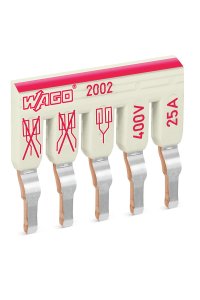 Wago 2002-475 25 Adet Tarak Tipi Yalıtımlı 5 Sıralı Köprü