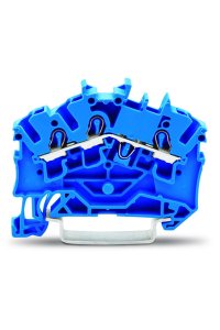 Wago 2002-6304 100 Adet 4mm2 Mavi 3 İletkenli Ray Klemens