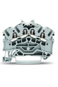 Wago 2002-6401 100 Adet 4mm2 Gri 4 İletkenli Ray Klemens