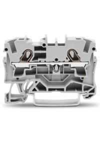 Wago 2004-1201 50 Adet 6mm2 Gri 2 İletkenli Ray Klemens