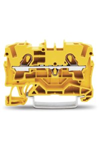 Wago 2004-1206 50 Adet 6mm2 Sarı 2 İletkenli Ray Klemens