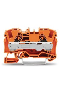 Wago 2006-1202 50 Adet 10mm2 Turuncu 2 İletkenli Ray Klemens