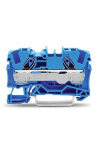 Wago 2006-1204 50 Adet 10mm2 Mavi 2 İletkenli Ray Klemens