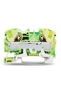 Wago 2006-1207 50 Adet Sarı Yeşil Topraklamalı Ray Klemens