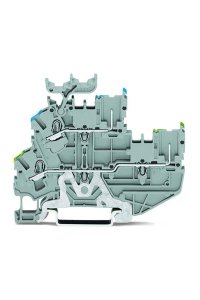 Wago 2022-2247 50 Adet 4mm2 Gri PE/N 2 Katlı Klemens