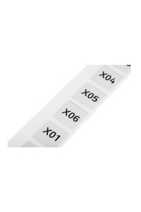 Wago 210-854 28x28mm Gümüş Kalıcı Yapışkanlı Etiket