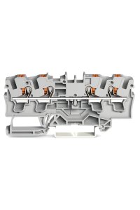 Wago 2204-1401 50 Adet Gri 4 iletkenli Basma Butonlu Klemens