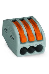 Wago 222-413 50 Adet 3x2.5mm2 Buat ve Çok Amaçlı Klemens