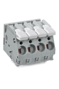 Wago 2706-154 40 Adet Gri 4 İletkenli Akım Klemens Flanşlı