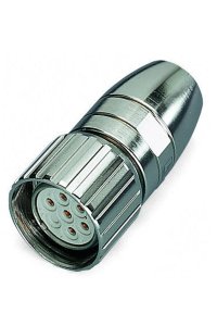 Wago 756-9603/060-000 Düz Lehim Bağlantılı M23 Soket
