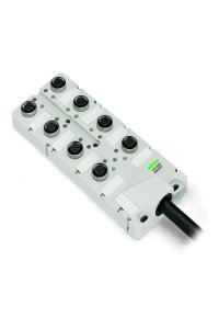 Wago 757-265/000-010 M12 6 Yollu 5P 10m Aktüatör Kutusu