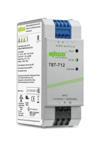 Wago 787-712 Giriş AC 90V 264V DC 24V DC 2.5A Güç Kaynağı