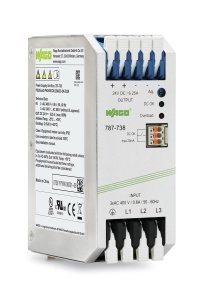 Wago 787-738 3 faz Giriş AC 575V24 VDC/6.25A Güç Kaynağı
