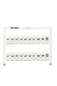 Wago 793-5602 5 Adet 5-5.2mm 1-10 WMB Etiket Kartı