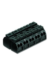 Wago 862-1525 200 Adet 4mm2 Siyah 5 Kutuplu Cihaz Klemensi