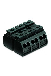 Wago 862-503 250 Adet 4mm2 Siyah 3 Kutuplu Cihaz Klemensi