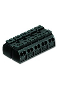Wago 862-505 200 Adet 4mm2 Siyah 5 Kutuplu Cihaz Klemensi