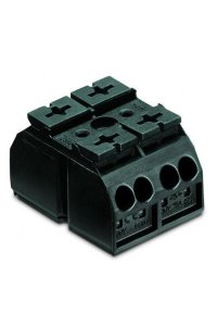 Wago 862-552 500 Adet 4mm2 Siyah 2 Kutuplu Cihaz Klemensi