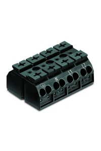 Wago 862-9594 200 Adet 4mm2 Siyah 4 Kutuplu Cihaz Klemensi