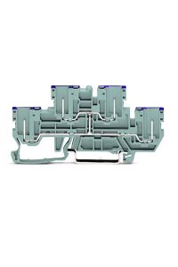 Wago 870-158 50 Adet 4mm2 Gri 4 Pin Ray Klemens