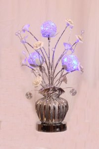 Ümelsan Gül T2103 g4 Renkli Led Abajur