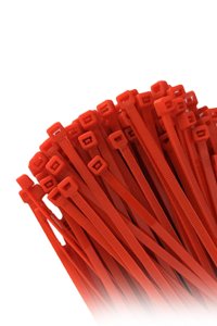 Şafak SS-100B-2C 100lü 100x2,5 Kırmızı Kablo Bağı