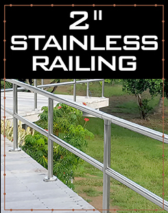 2" Round Stainless Steel Railing System
