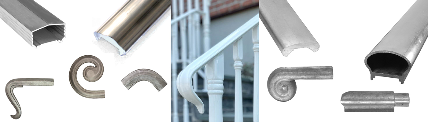 Aluminum Handrail and Fittings Aluminum Handrail and Fittings