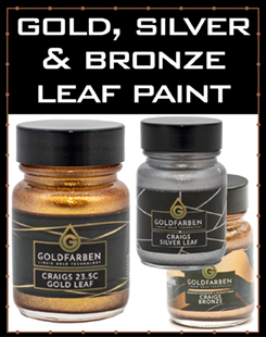Gold, Silver & Bronze Leaf Paint